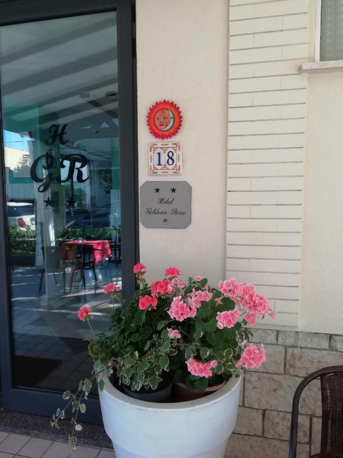 Hotel Goldene Rose リミニ エクステリア 写真